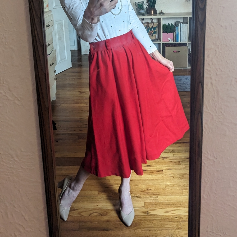 Vintage Wool Skirt